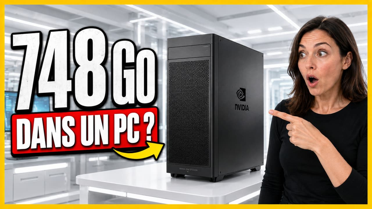 C’est TERRIFIANT : NVIDIA sort un PC avec 748 Go de RAM