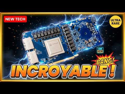 20x Plus Rapide & 20x Moins Cher que les GPU Nvidia ! Cette Puce IA est incroyable !