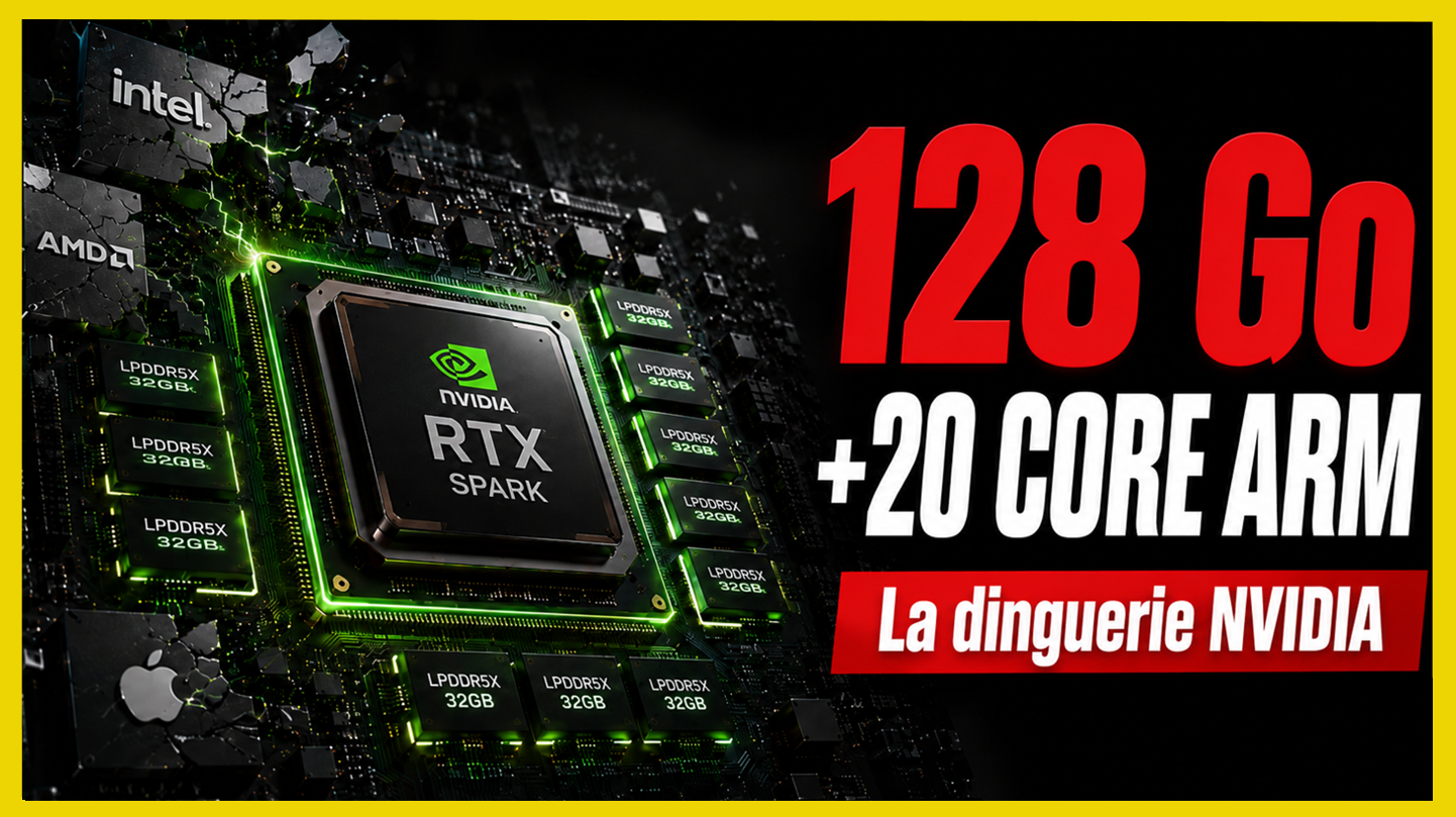 Annonce Computex : Nvidia N1X RTX spark Annonce Computex : Nvidia N1X RTX spark