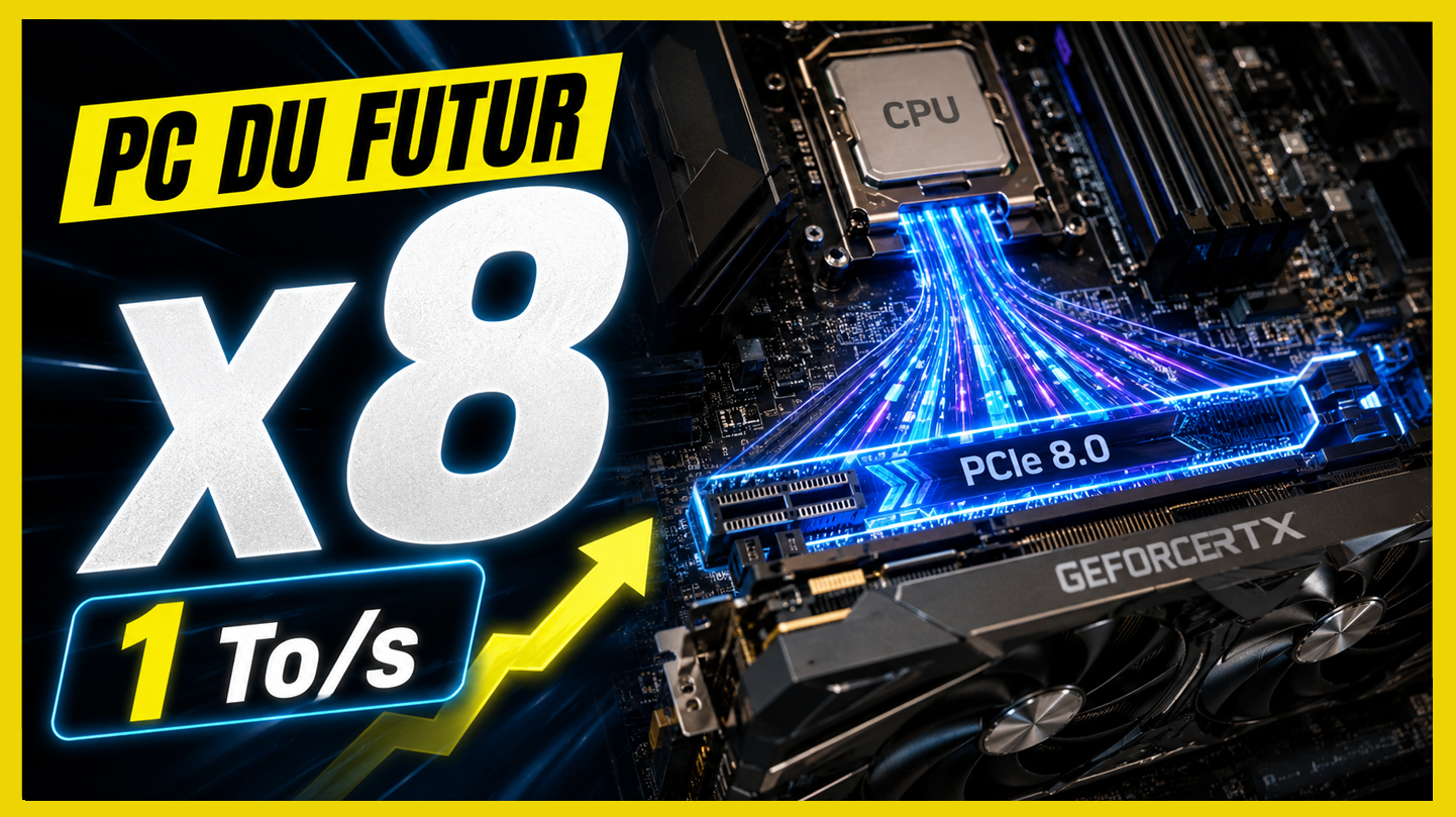 analyse technique du PCIe 8.0 pour les PC Gamers analyse technique du PCIe 8.0 pour les PC Gamers