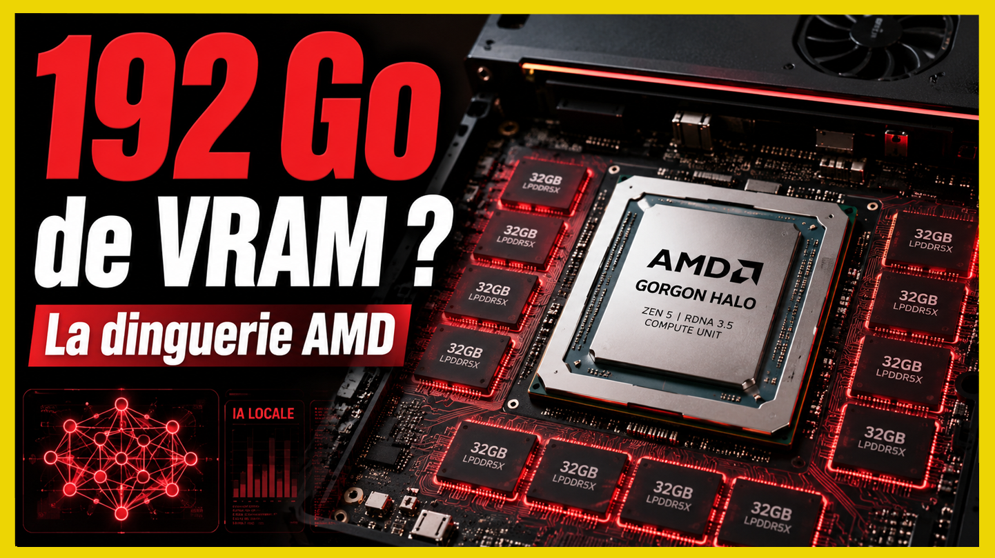 la puce Ryzen AI Max 495 dotée de ses 192 Go agit fondamentalement comme un produit de transition technique la puce Ryzen AI Max 495 dotée de ses 192 Go agit fondamentalement comme un produit de transition technique